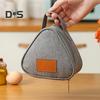 Lunch Bag Snack Organizer with Handle Easy To Clean Waterproof Stain-Resistant Triangular Food Grade Aluminum Lining Lunch Bag