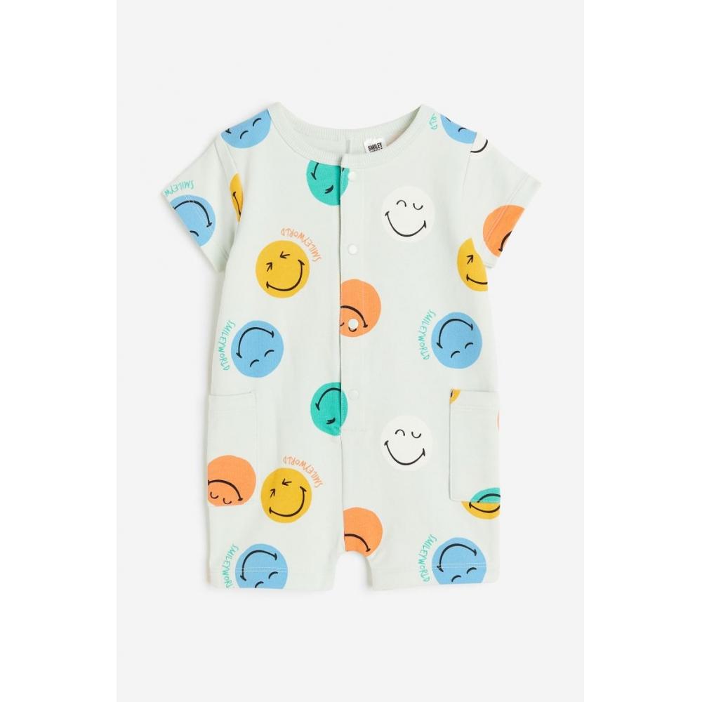 

Комбинезон HM Sweat Romper Светло-зеленый SmileyWorld