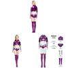 Teen Titans Starfire Cosplay Costume With Spandex Material For Women Anime Role Play
