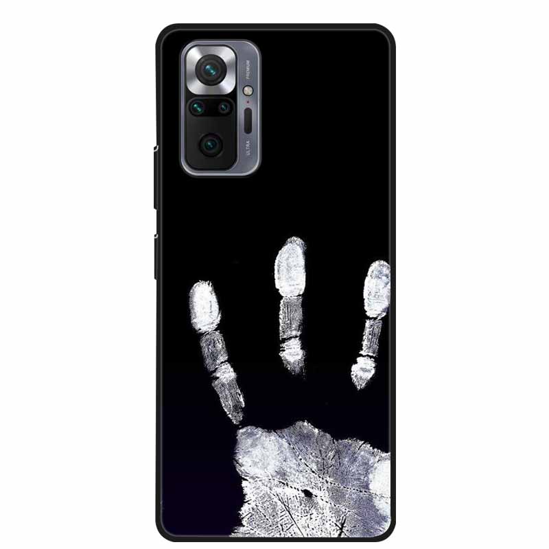Per Xiaomi Redmi Note 10 Pro Custodia Moda Morbido Silicone Cover per Telefono per Redmi Note10 Pro Max Coque M2101K6G Paraurti Cool Funda