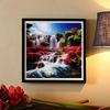 New Arrival 5D DIY Full Circle Diamond Painting "Waterfall" Embroidery Cross Stitch Home Decor Gift