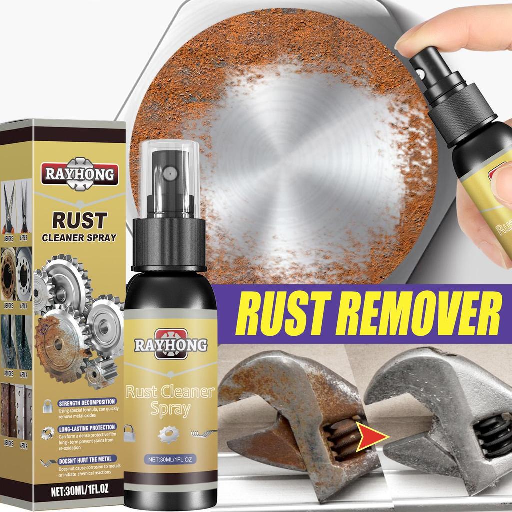 Rayhong Household Rust Remover, Removes Burn Marks from Kitchen Pots, Stainless Steel Rust Removal and Prevention, Cleaning and Stain Removal 30ml