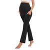 European & American High-Waisted Maternity Support Pants, Nylon Stretch, Micro-Flare, Plus Size, Versatile Outerwear JL13