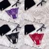 G-String Bowknot Lace Panties Flowers Big Bow Underpants Breathable Thong for Women  Home