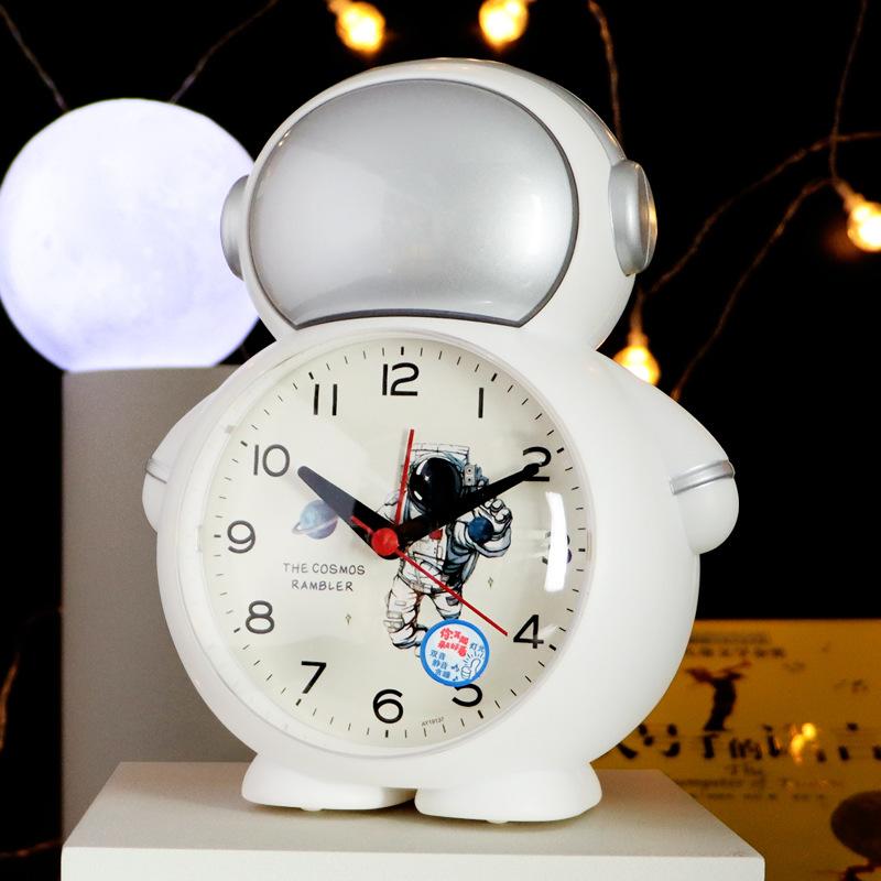 Astronaut Alarm Clock for Kids: Creative Timer Function Cartoon Clock for Children
