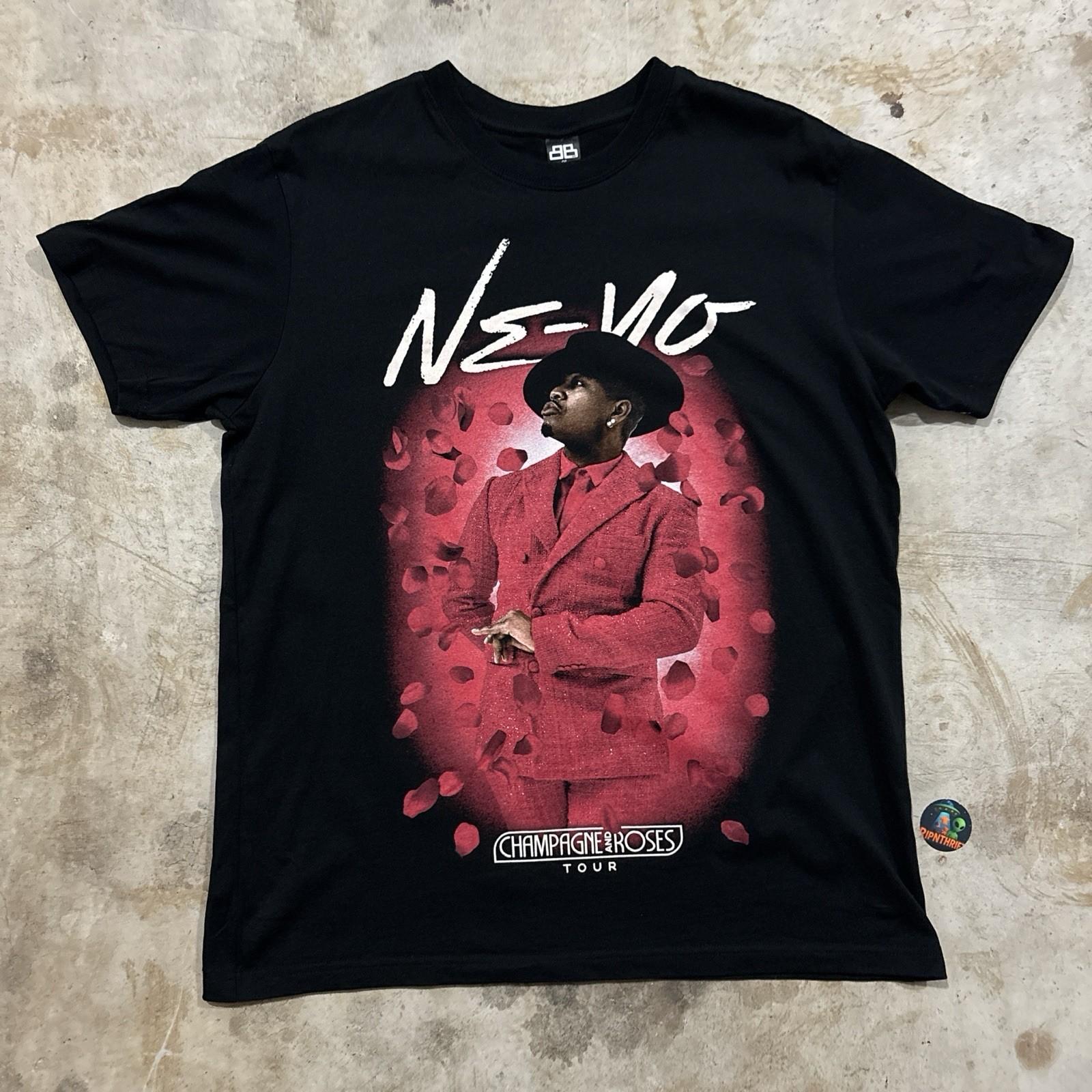 2024 Ne-yo Champagne and Roses tour t shirt Unisex T-Shirt S