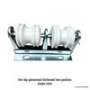 Durable Rust-Proof Low-Voltage Outdoor Pull-Wire Fixing Bracket with Galvanized 2-Position Wire Code and Ceramic Bottle