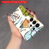 2DFlat Samsung Phone Case Cute Animal Friends Phone Case Applicable To Galaxy S22 S23 S24 S25ULTRA S26 A12 A13 A14 A15 A16  A34 A35 A54 A55