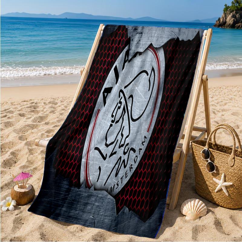 Kühler Ajax Amsterdam Spirit Strandtuch Mikrofaser Strandtuch, Leicht und Schnelltrocknend, für Sommerreisen, Schwimmbad-Fan Geburtstagsgeschenk