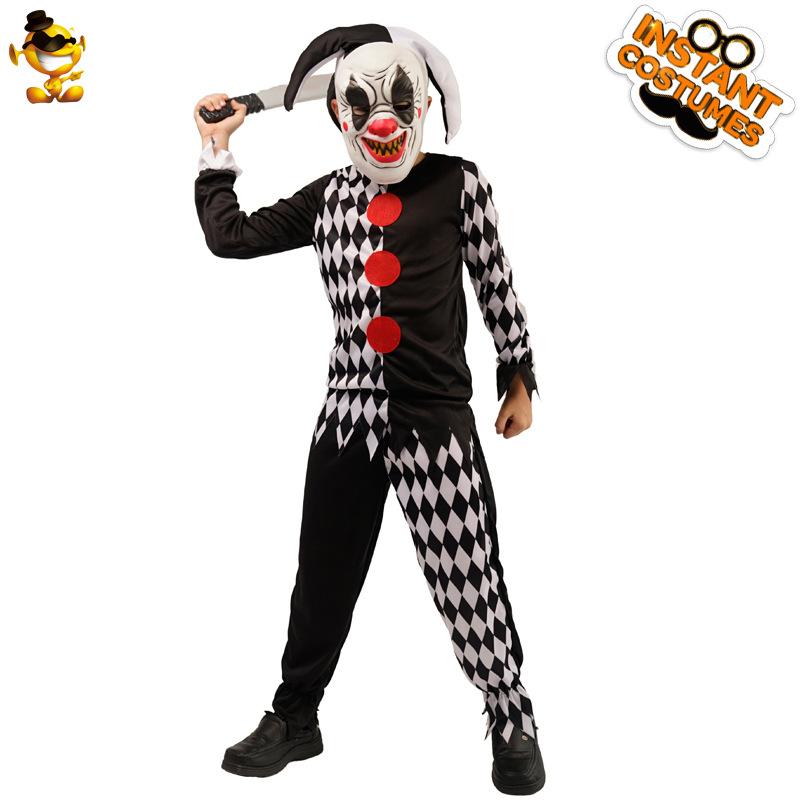Костюмы на Хэллоуин детские косплей клоунские костюмы костюмы для вечеринки маскарадные сценические костюмы косплей костюмы s (4-6 years old, 104-116cm)