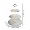 3 Tier Cake Stand EuropeanTiered Dessert MultiLayer Design Tray for Afternoon