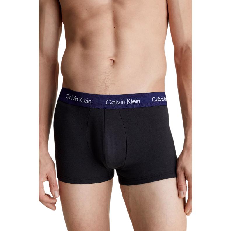 Calvin Klein Comfortable Letter Jacquard Low Waist Boxer Briefs 3 Pack Men Underwear U2664GMXW