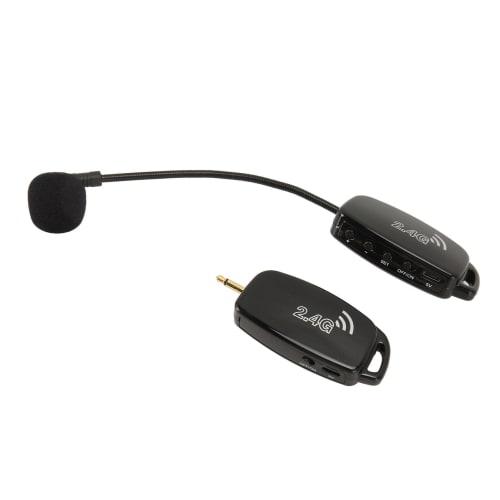 2.4G Wireless Anti-Interference Erhu Microphone Pickup, Noise Reduction, Plug and Play, Features Durable Material for Musical Instrument