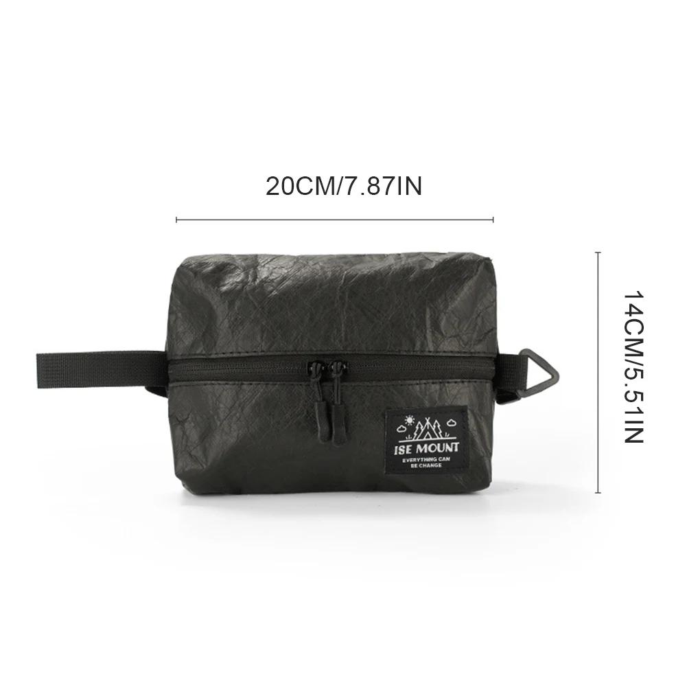 Polyester Camping Paper Box Multifunctional Kitchen Tissue Box Middle Perforated Paper Extraction Box Portable Outdoor Equipment