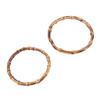 Gift Box Handle Round Bamboo Purse Handles Diy Bamboo Detachable Bamboo Bag Handles Handbag Band Handle