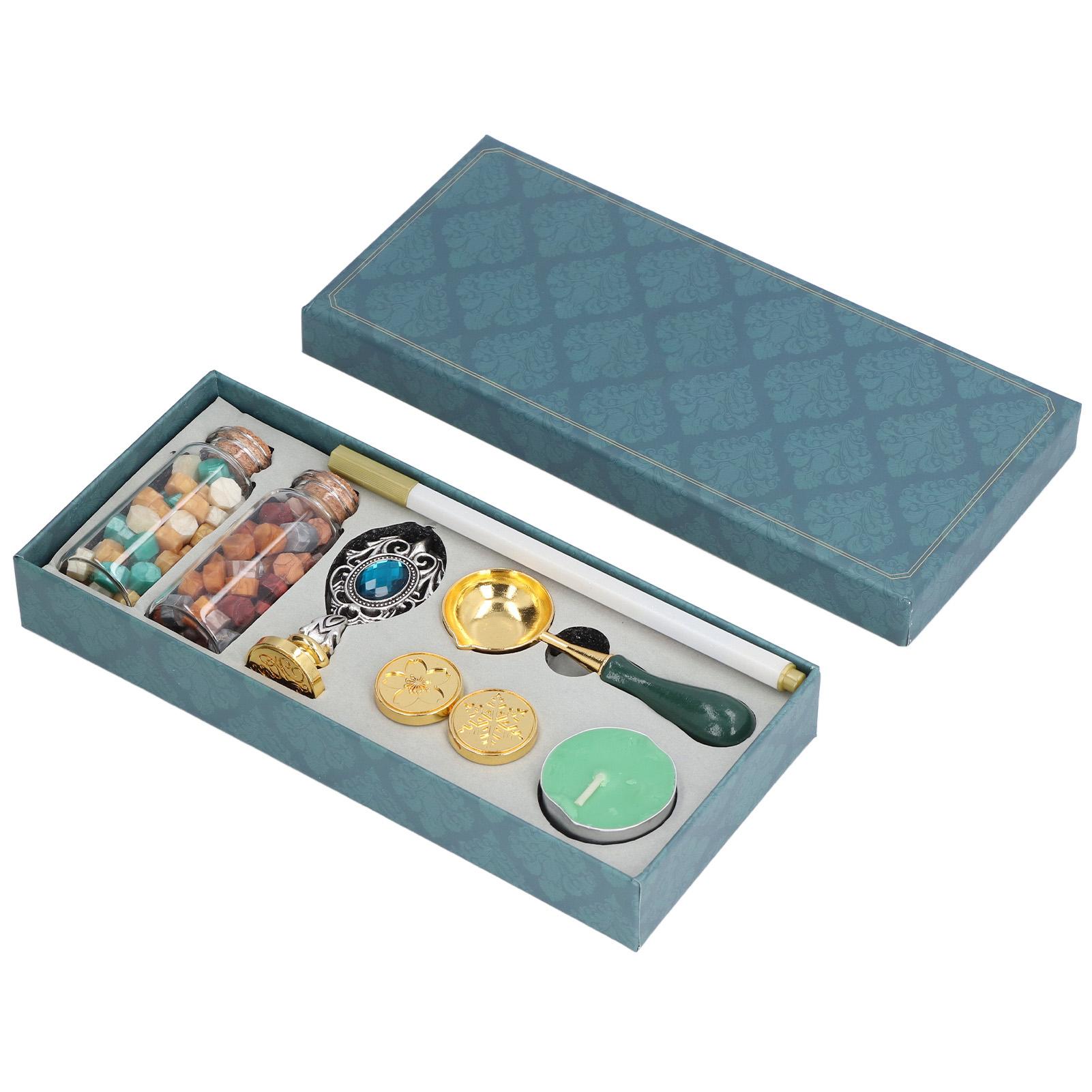 Wax Stamp Kit Clear Engraving Removable Handle Fine Ceraceous Exquisite Workmanship Stamp Wax