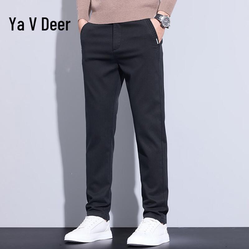 Yalu Men s Slim Straight Business Casual Pants 34