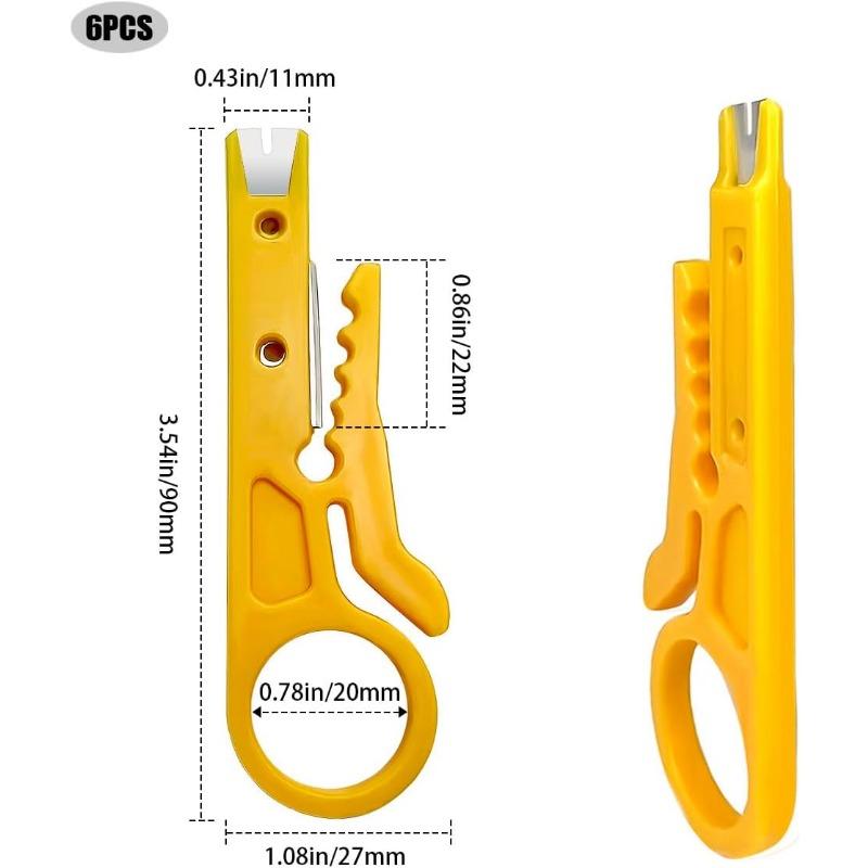 Abisolierzange Drahtschneider Crimpzange Elektrikerwerkzeug Multi-Abisolierer Messer Crimpzange Drahtschneider Reparatur Handwerkzeug Zubehör
