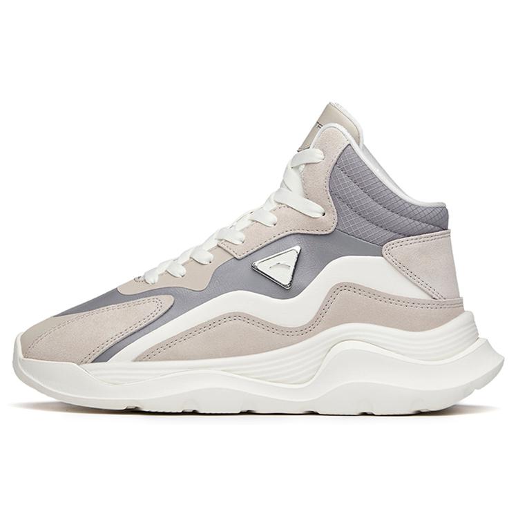 

New Anta Anti Slip Wear Resistant High Top Skateboard Shoes Women s 122148871R-4 37.5