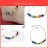 Elegant Fashion Stone Beach Boho Ankle Barefoots Bead Foot Bracelet With Amethyst Chain