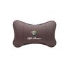 GLSRA1 Alfa Romeo Car Seat Head Support Suede Memory Cotton Neck Pillow Interior Accessories For Spider 4C 159 Giulia Giulietta Tonale