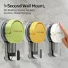 Traceless Vacuum Suction Hooks No Drilling Adhesive Wall Hook Reusable Heavy Duty for Home Bathroom Kitchen Door Hanging