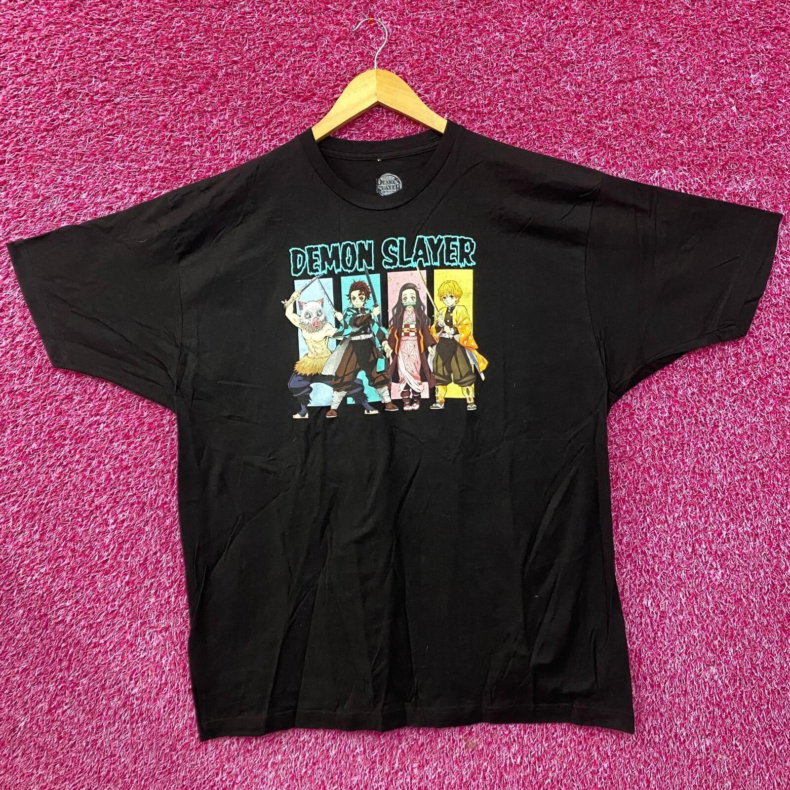 

Demon Slayer Inosuke Tanjiro Nezuko Zenitsu Group Portrait T-Shirt XL