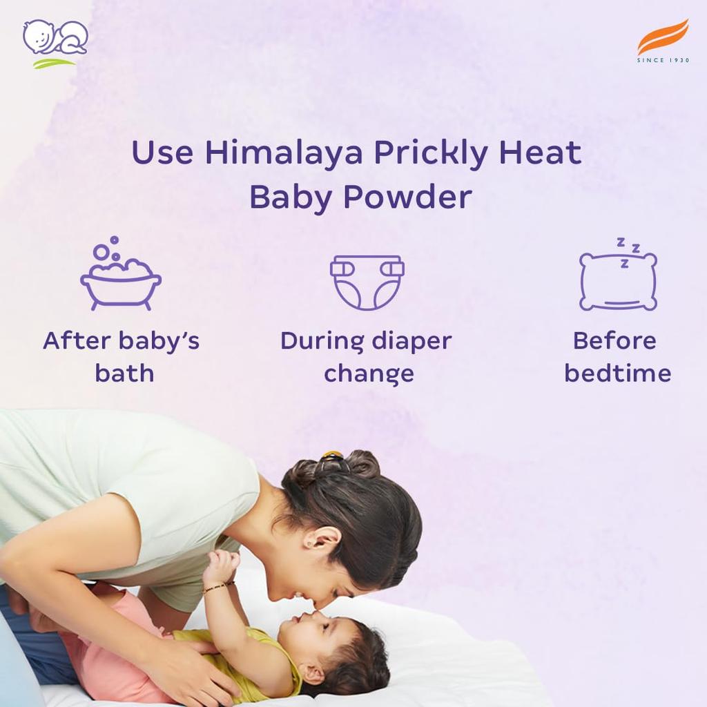 Himalaya Baby Prickly Heat Powder With Neem & Vetiver For Cooling Freshness, Gentle Skin Comfort, Pack Of 1, 200g