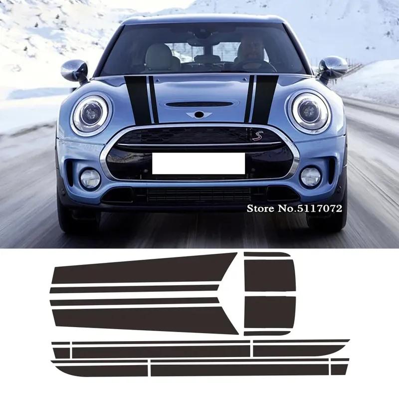 Car Hood Engine Cover Trunk Rear Side Skirt Stripes Sticker Body Kit Decal For MINI Cooper Clubman F54 2015- Accessories