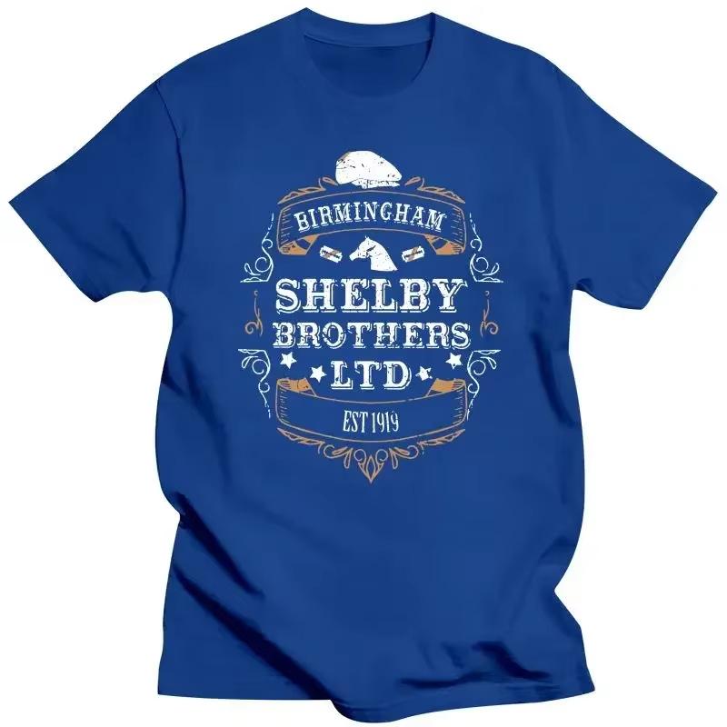 Peaky Blinders Birmingham Shelby T-shirts Men and Women Summer Cotton Clothing Round Neck Short Sleeved Tee