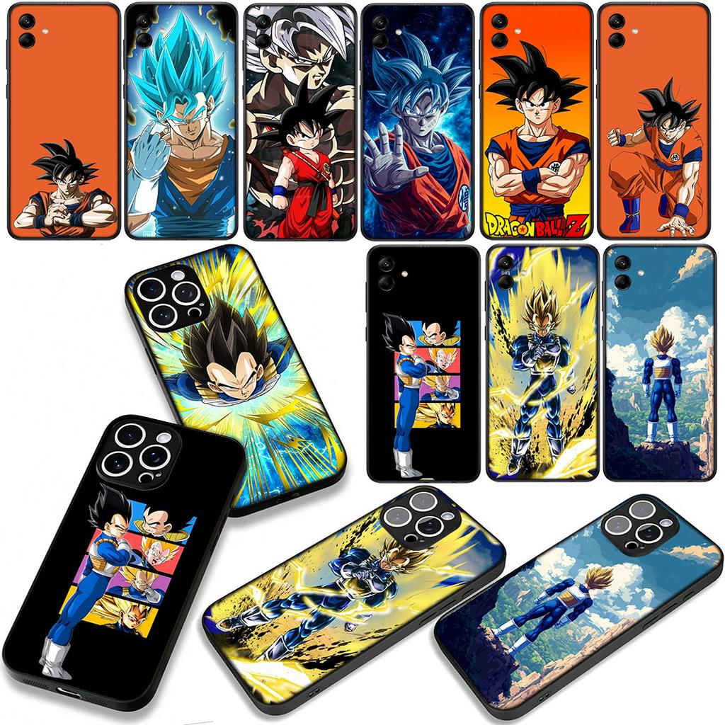 Son Gokus Dragon Vegeta Balls Phone Cover Case for Apple iPhone 16 15 14 Plus 13 12 Mini 17 Pro Max + 16E Air 16+ ProMax Casing