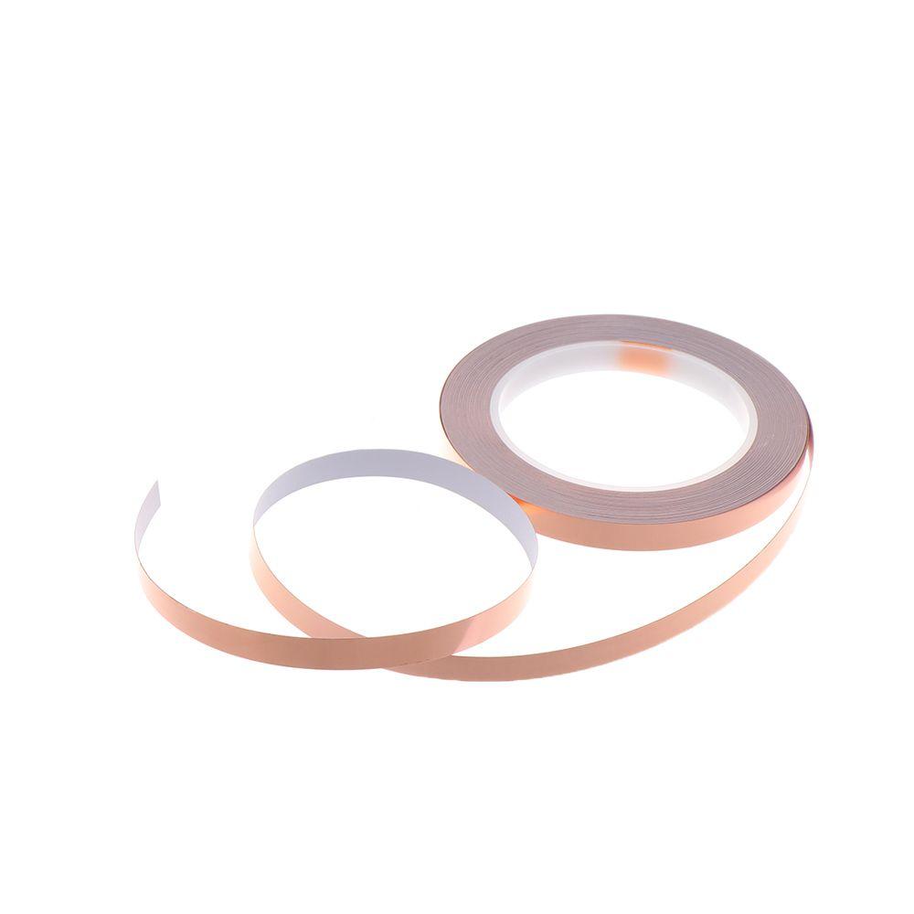 Glue Acrylic Strip Adhesive Shielding Heat Resist Copper Foil Tape Single Side Conductive