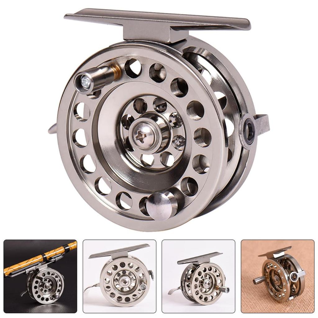 ARTSEWPLY Lightweight and Compact Aluminum Fly Fishing Reel for Saltwater Fishing
