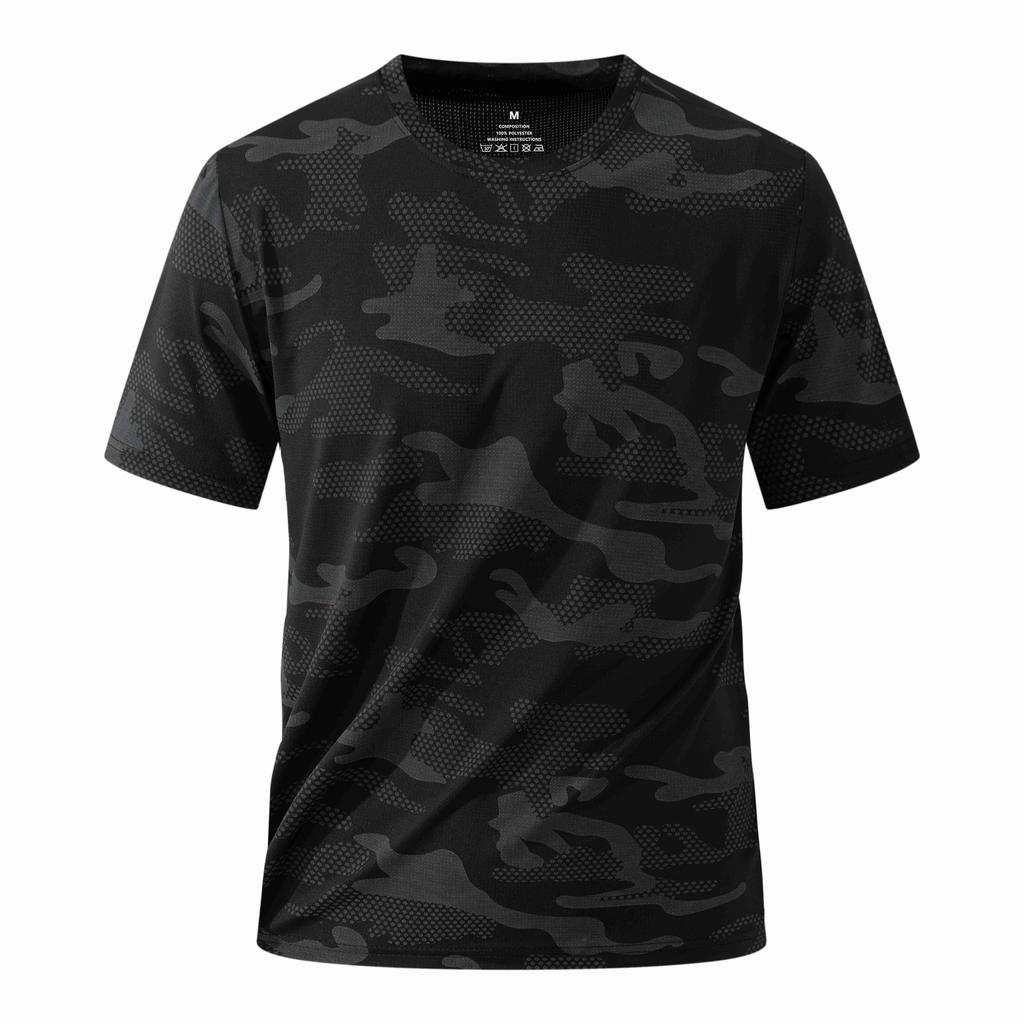 Summer Round Neck T-shirt Men's Loose Oversized Casual Sports Couple Top T-shirt