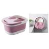 Home Collapsible Foot Spa Foot Soak Bath spa of tub Basin for Soaking Tired & Sore Feet Blue/Pink