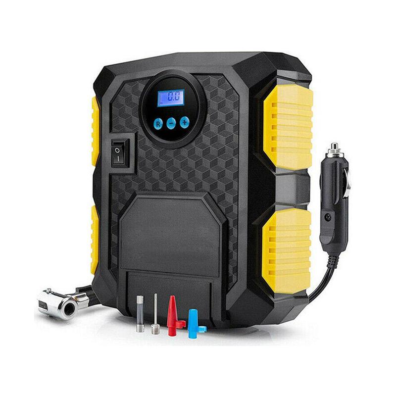 

22 мм цилиндрический цифровой насос для накачивания шин 12 В автомобильный портативный воздушный компрессор насос 150 фунтов на кв. дюйм автомобильный надувной насос для автомобилей мотоциклов велосипедов
