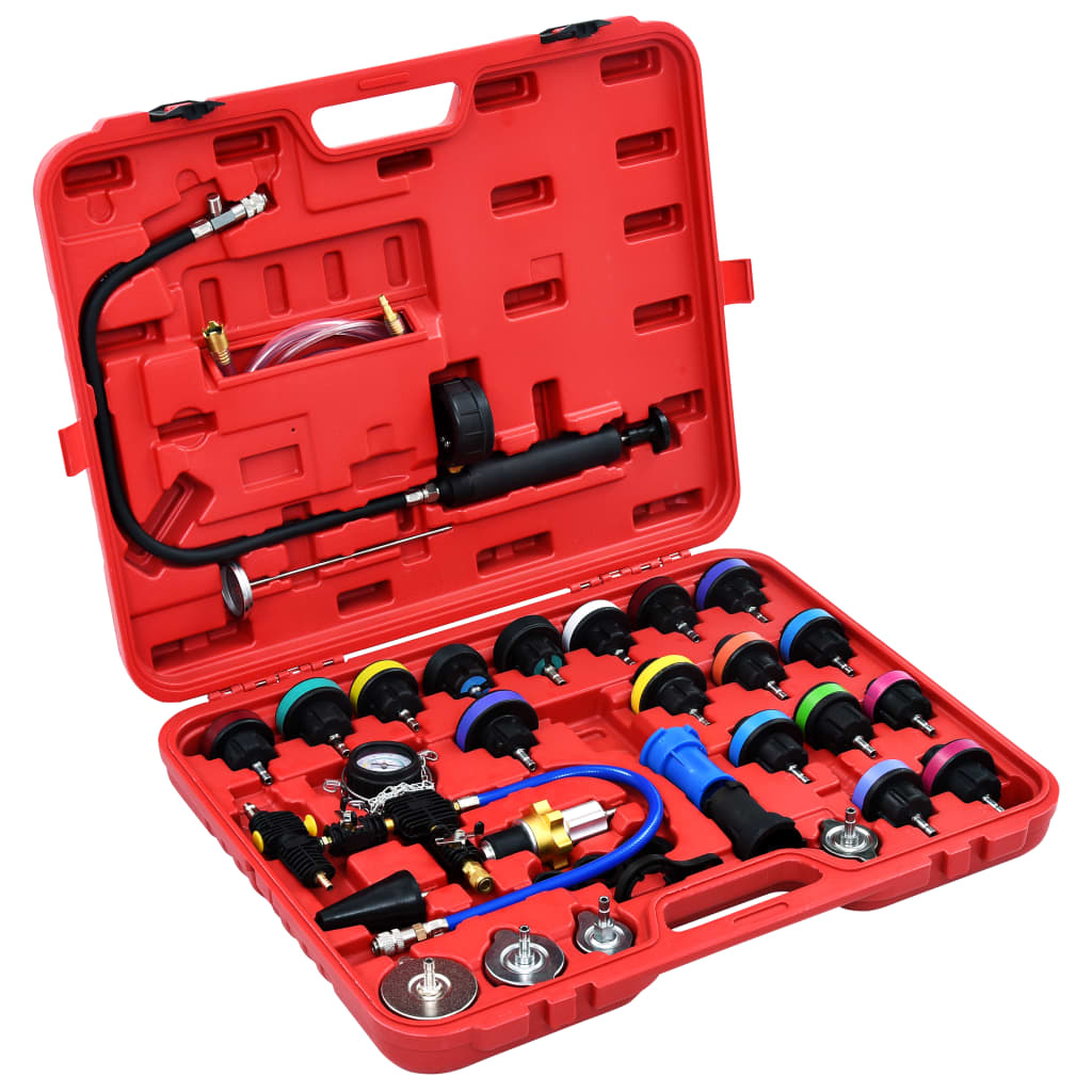 Vidaxl 28-Piece Cooling System Pressure and Temperature Tester