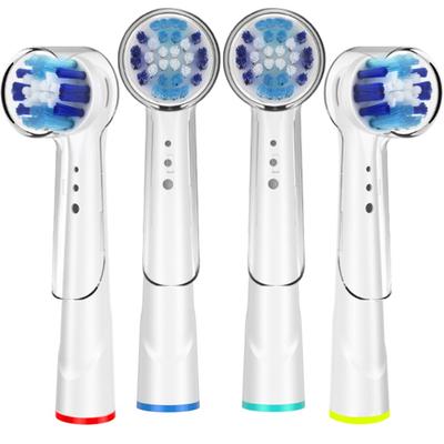 Testine di ricambio per spazzolino da denti da 4 pezzi con cappucci per Oral B Electric Advance Pro Health Triumph 3D Excel Vitality