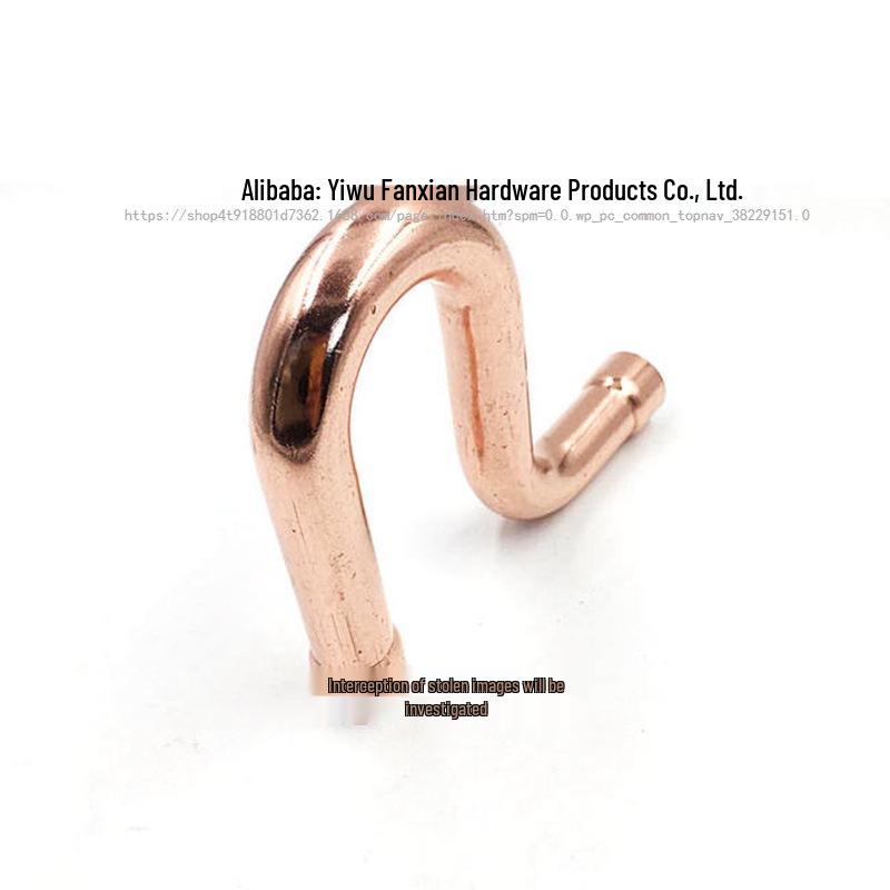 Red Copper P-Type Welded Oil Trap Elbow for Air Conditioning & Refrigeration Systems