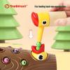 Early Learning Magnetic Woodpecker & Worms Wooden Fishing Game for Kids
