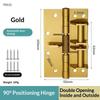 Detachable Self Closing Spring Door Closer Automatic Hardware Anti-Slam for Home Kitchen Bedroom Interior Doors