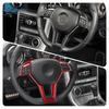 For Mercedes Benz SLK R172 2011 2012 2013 2014 2015 2016 Real Soft Carbon Fiber Car Steering Wheel Button Panel Trim Sticker
