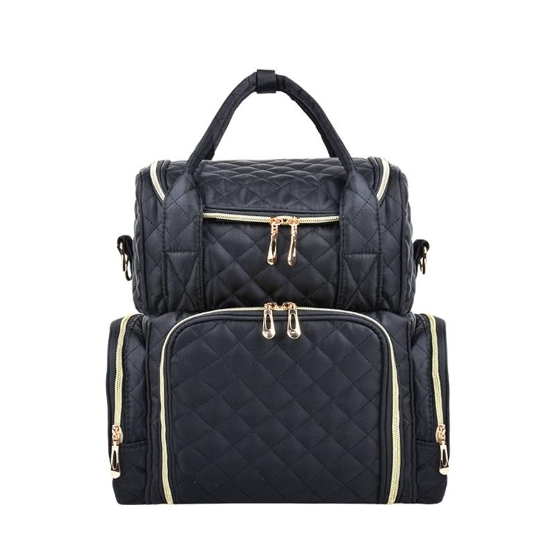 Borsa da Trasporto Professionale per Unghie con Struttura Antiurto e Maniglia per Bagaglio, Perfetta per Contenere 130 Flaconi di Colore Liquido