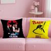classic band The Clash Cushion Cover Soft  EasyWash Pillow Case  Versatile for Couch Bed Travel and Office