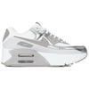 New Nike Air Max 90 LV8 Summit White Vast Grey Metallic Platinum College Grey Women's IB0170-101