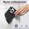Wallet Case Diagonal Strap With Bracket Leather Cover For iPhone 17 16 15 Plus 14 Pro 13 Mini 12 Pro Max 11 Pro Max SE 2020 XS XR 8 7
