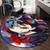 1pc Anime Design Round Carpet - Office Chair Mat, Non-Slip Rug for Home Decor, Living Room, Bedroom, Game Room