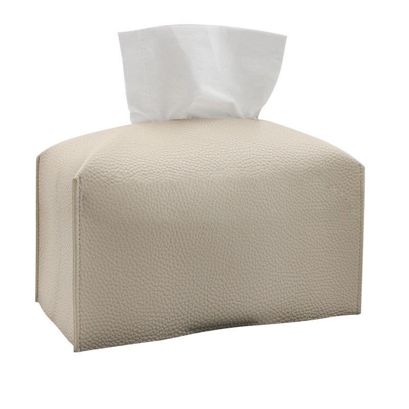 

Обложка для коробки с салфетками Изысканная кожа Складной держатель для коробки с салфетками - Декоративный органайзер для туалетного столика в ванной