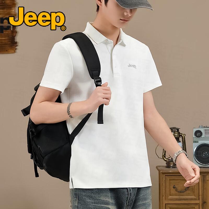 Jeep Men's Summer Casual Polo Shirt