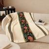 Nap Blanket for Air-Conditioned Rooms, Lightweight Flannel Throw Blanket, Double-Sided Soft Anti-Static Cozy Shawl for Home Office Travel Dorm